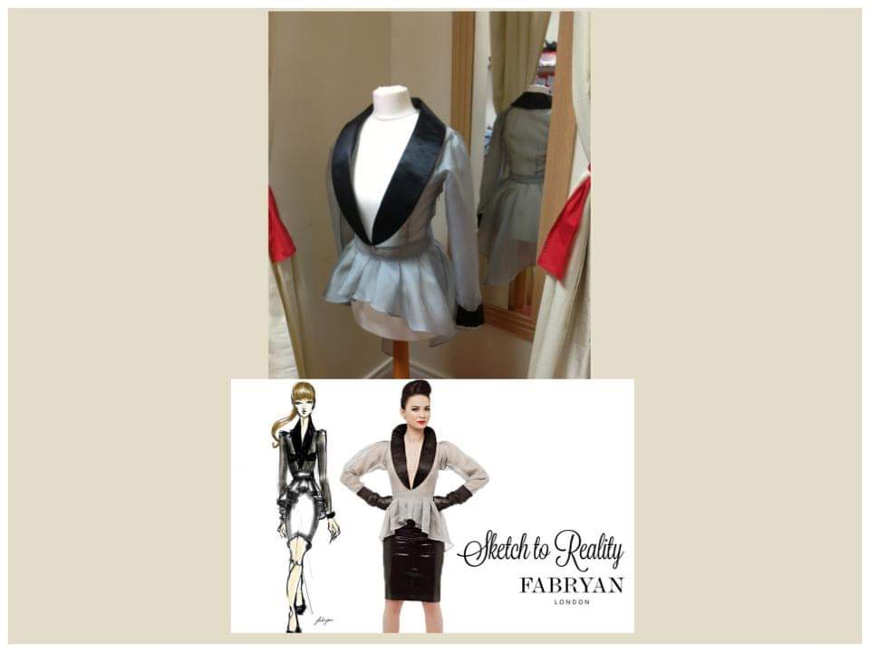 dressmaking and design services jacket