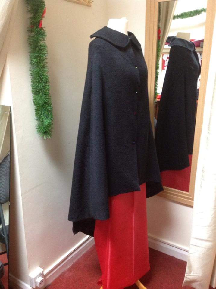 handmade black cape