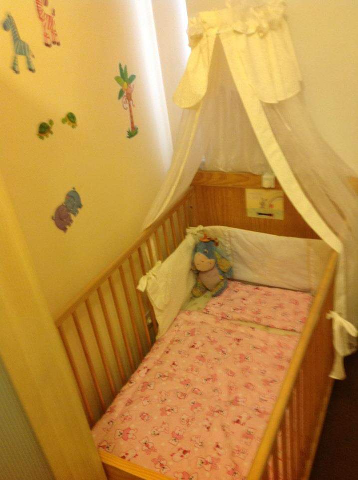 handmade crib curtain canopy
