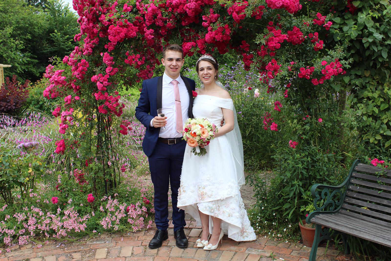 handmade wedding dress