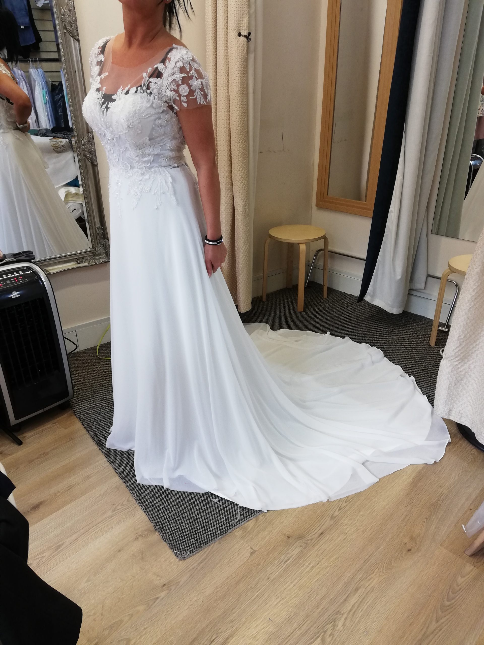 wedding dress fitting